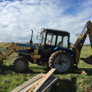 Rent a tractor for digging foundations, septic tanks, and ponds