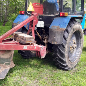 Fire plow used to make fire-bracking strips