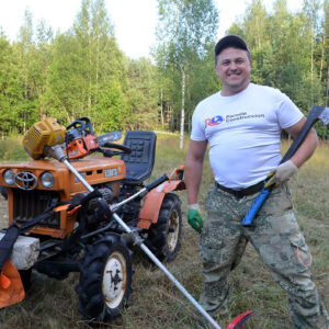 All the tools for clearing and cleaning the land