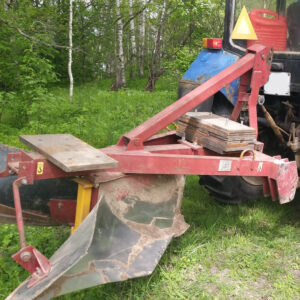 a forest plow for fire barriers