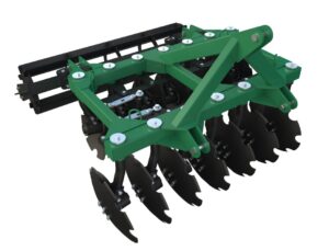 Disc harrow with daisy discs