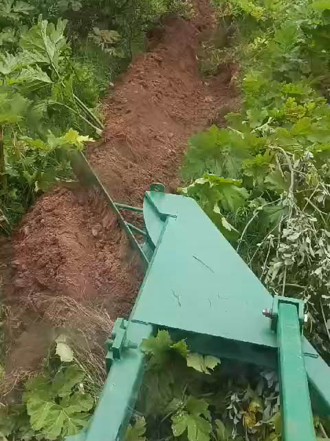 plowing firebreaks with a plantage plow