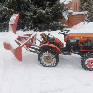 Winter site clearing: snow storage or removal