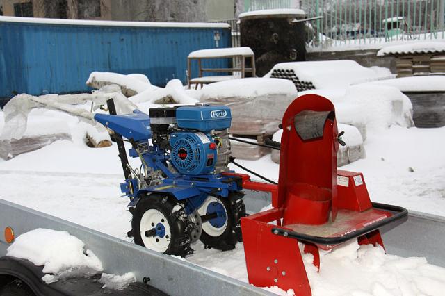 Entrega de equipos de remoción de nieve al sitio