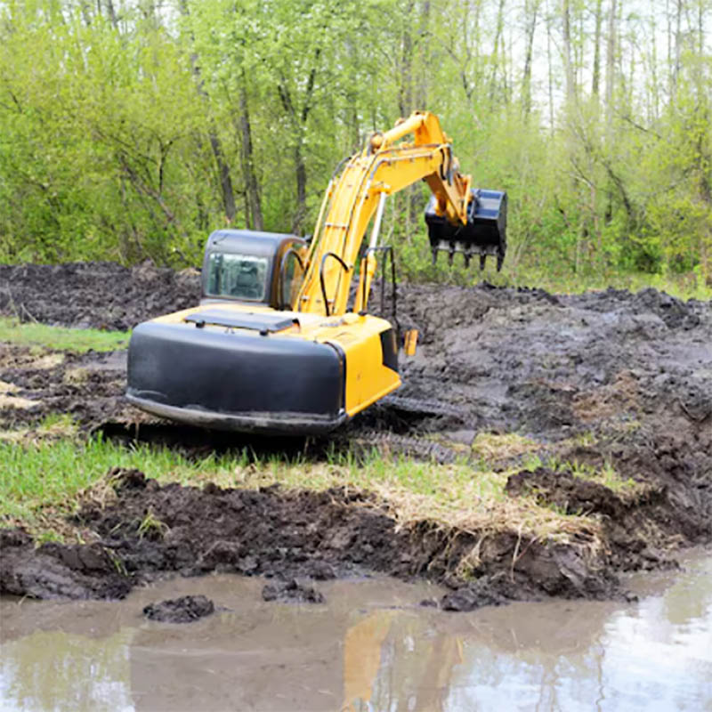 reclamation of wetland: drainage ditch renovation