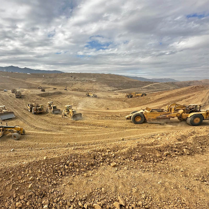 Trabajos de recuperación después de la minería, recuperación de tierras