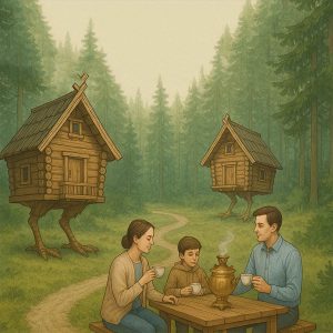 Camping Baba Yaga de diseño ruso