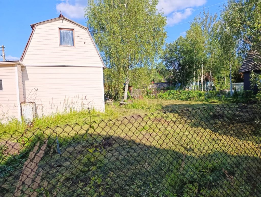 view of the site after several hours of work